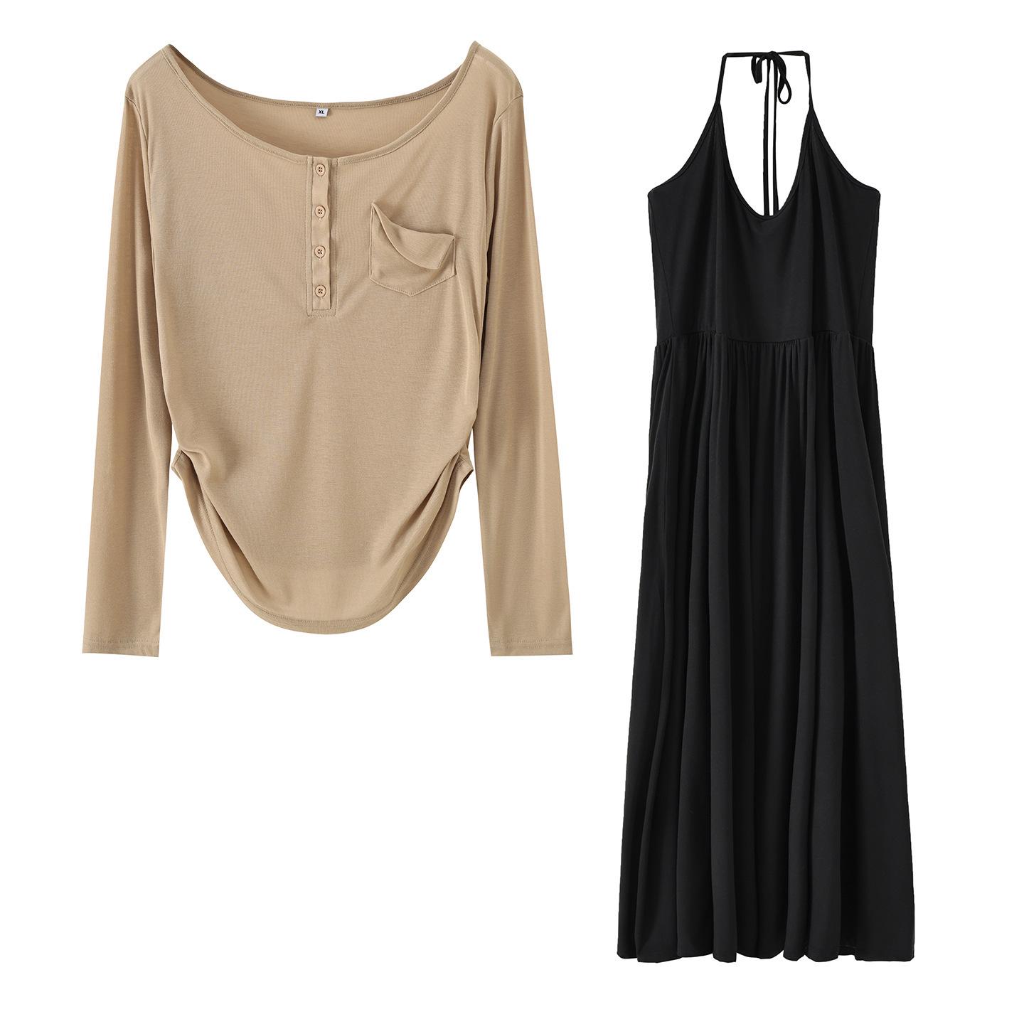 Spring 2026 Plus Size Slim-Fit Halterneck Camisole Dress Set – Lightweight Women s Two-Piece Outfit 134110 XL (130-150 lbs) хаки
Spring 2026 Plus Size Slim-Fit Halterneck Camisole Dress Set – Lightweight Women s Two-Piece Outfit 134110 XL (130-150 lbs) хаки