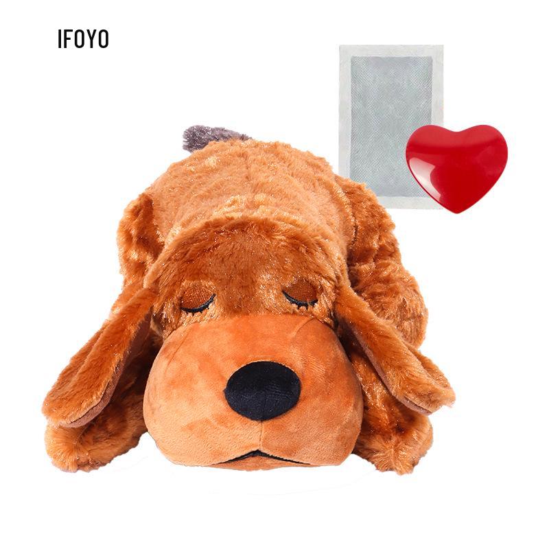 Заспокійлива плюшева іграшка для собаки з імітацією серцебиття для полегшення тривоги
Заспокійлива плюшева іграшка для собаки з імітацією серцебиття для полегшення тривоги