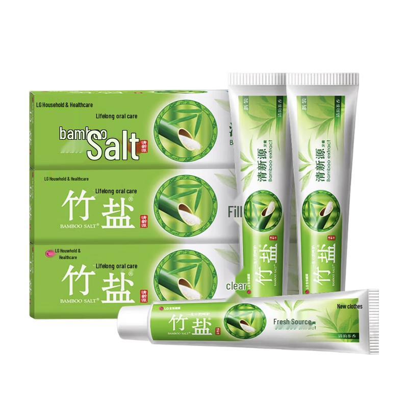 Bamboo Salt Fresh Breath & Gum Care Toothpaste 3-Pack
Bamboo Salt Fresh Breath & Gum Care Toothpaste 3-Pack