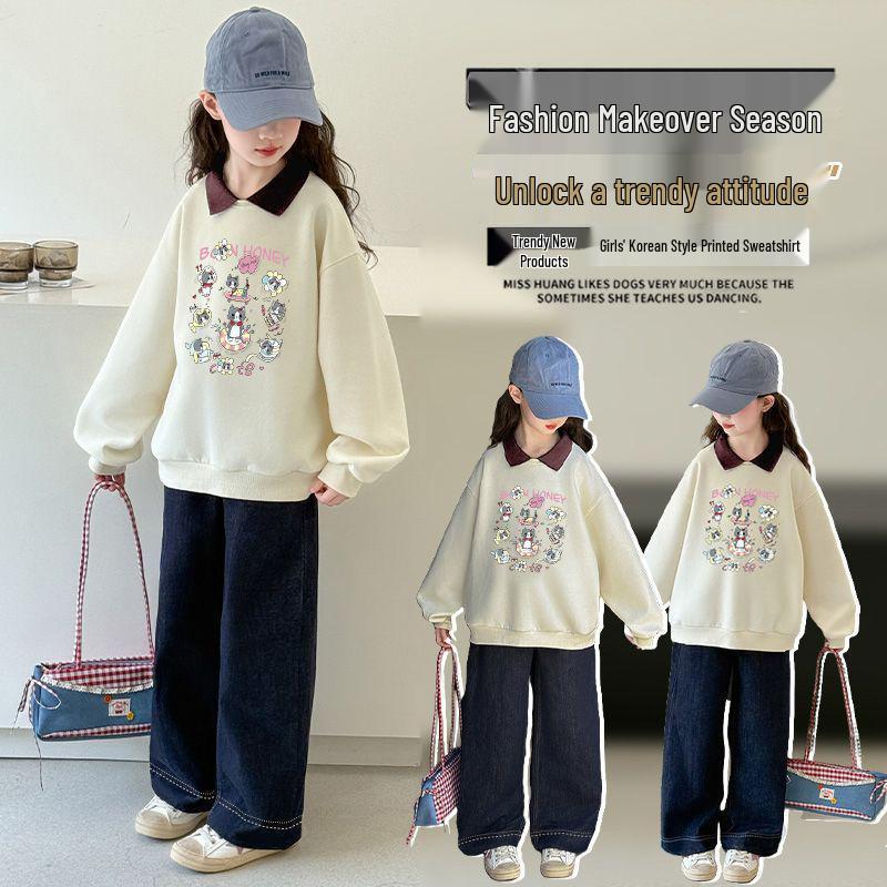 Модный свитшот для девочек: Стильный пуловер на осень/зиму для детей постарше (2025) 140cm
Модный свитшот для девочек: Стильный пуловер на осень/зиму для детей постарше (2025) 140cm