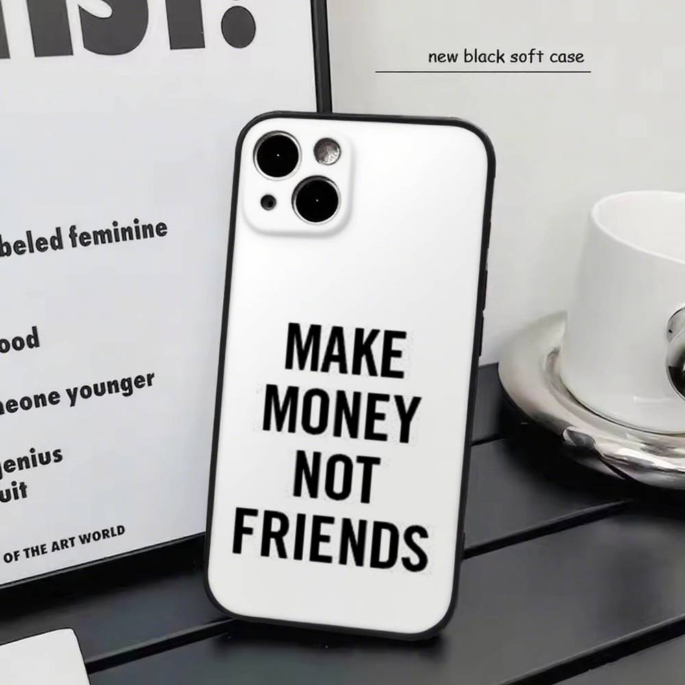 MAKE MONEY Not Friends For IPhone 15 16 14 Plus 13 12 11 17 Pro Max 17 Air Black Soft Phone Cover iphone 15 Pro Max
MAKE MONEY Not Friends For IPhone 15 16 14 Plus 13 12 11 17 Pro Max 17 Air Black Soft Phone Cover iphone 15 Pro Max