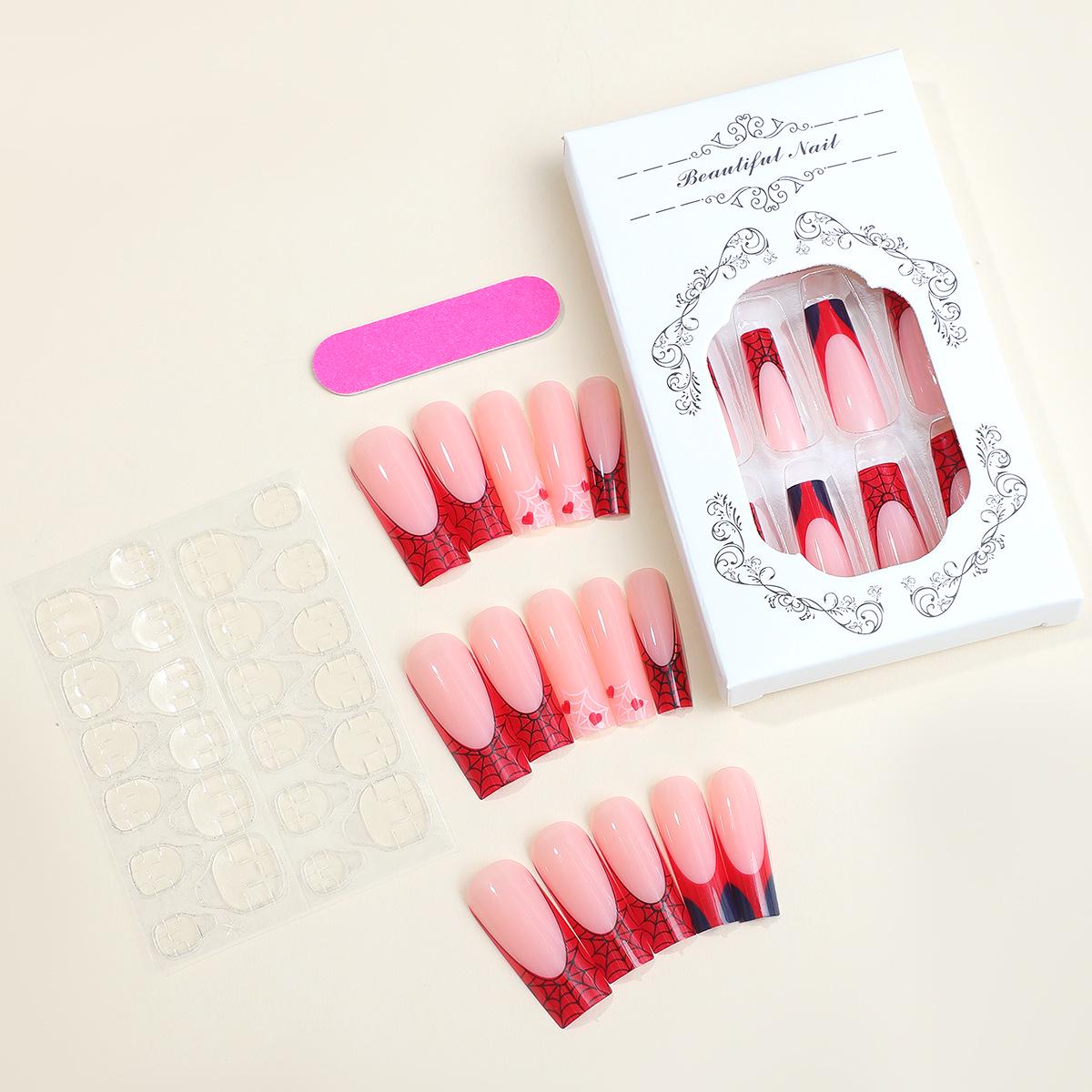 Трендовый набор стилетных ногтей ручной работы с французским краем для Европы и Америки
Трендовый набор стилетных ногтей ручной работы с французским краем для Европы и Америки