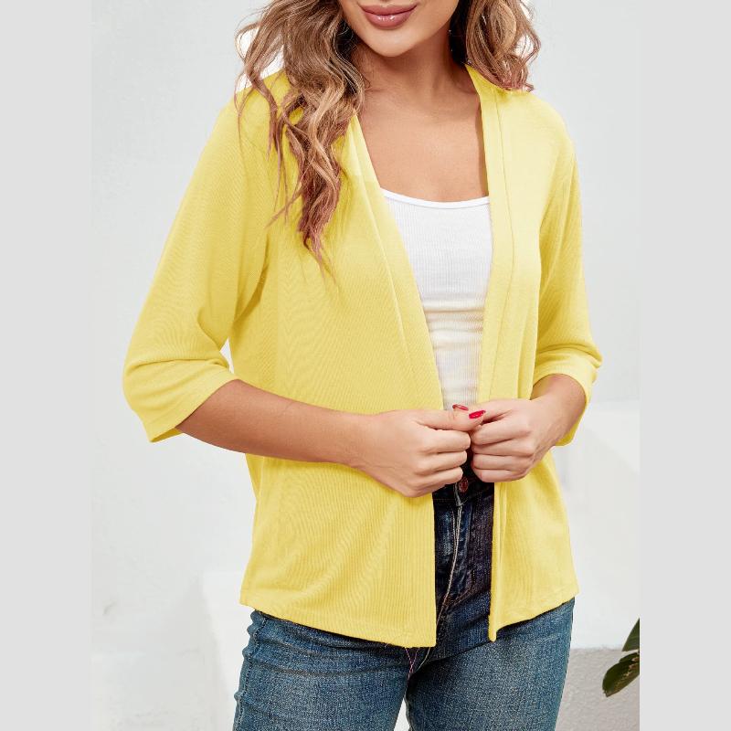Plus Size Women s Lightweight Open Front Cardigan - Casual 3/4 Sleeve Soft Drape Versatile Fashion Open Front Design 2XL жовтий
Plus Size Women s Lightweight Open Front Cardigan - Casual 3/4 Sleeve Soft Drape Versatile Fashion Open Front Design 2XL жовтий