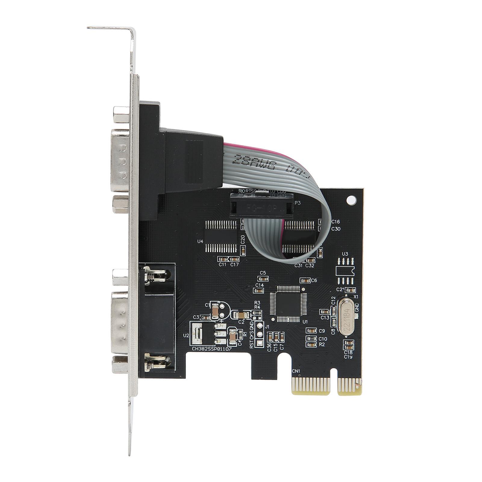 PCIE 2-портовий серійний адаптер розширення RS232 9PIN WCH382L чип-адаптер для Windows9898SEOS X
PCIE 2-портовий серійний адаптер розширення RS232 9PIN WCH382L чип-адаптер для Windows9898SEOS X
