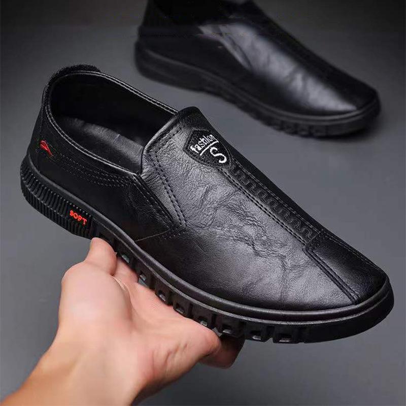 Doudou shoes men s 2025 spring new men s soft-soled soft leather casual leather shoes one-pedal lazy shoes driving shoes men 39 чорний
Doudou shoes men s 2025 spring new men s soft-soled soft leather casual leather shoes one-pedal lazy shoes driving shoes men 39 чорний