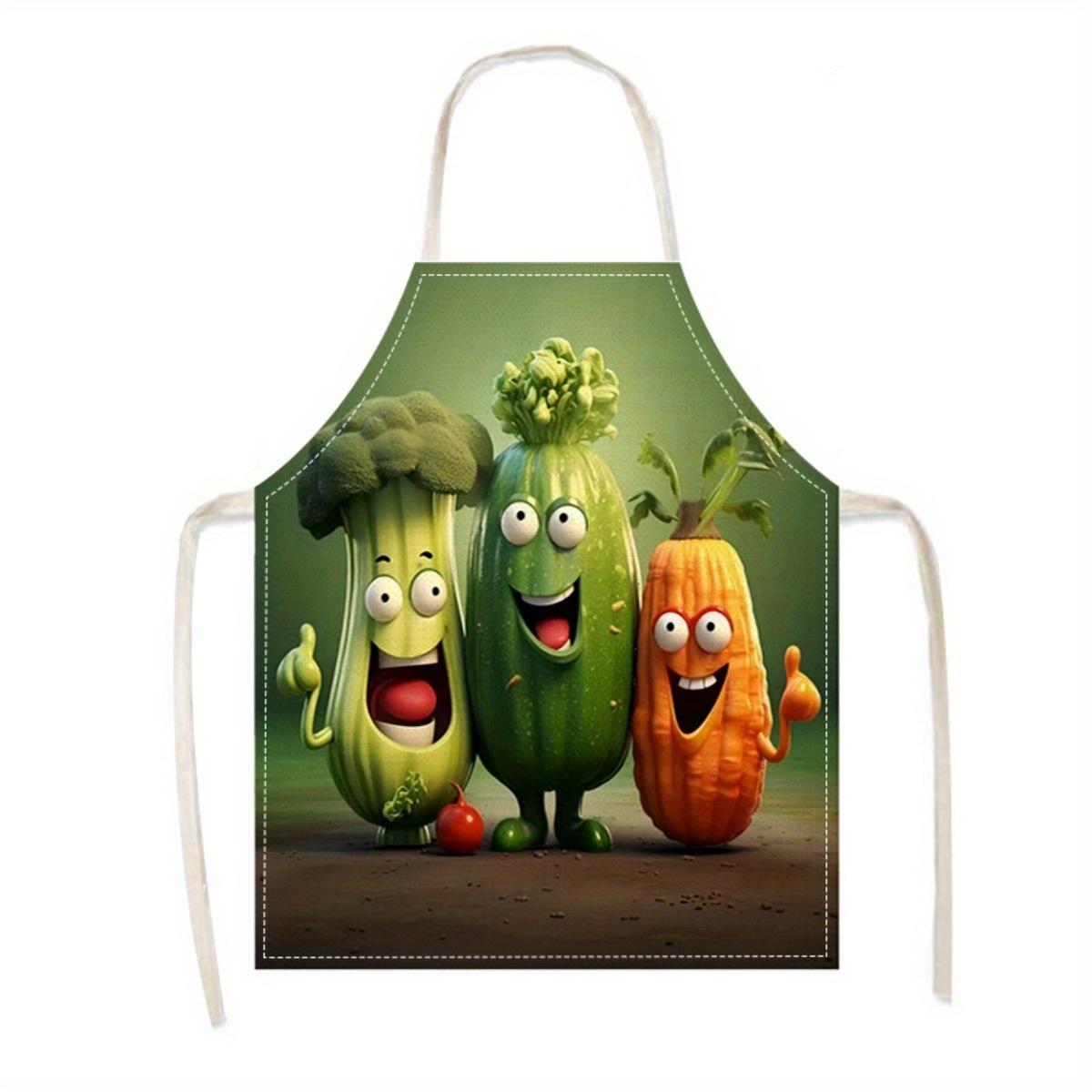 1pc Funny Vegetable Cartoon Apron Cute Cucumber Carrot Broccoli Kitchen Cooking Baking Linen Apron For Adults Kids Gift Baking 38X47cm(15X19in)
1pc Funny Vegetable Cartoon Apron Cute Cucumber Carrot Broccoli Kitchen Cooking Baking Linen Apron For Adults Kids Gift Baking 38X47cm(15X19in)