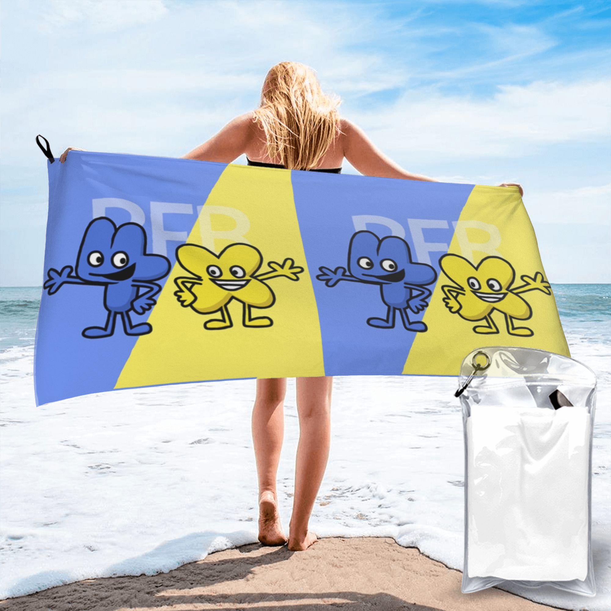 BFDI 4 and X design Beach Towel Soft Microfiber Quick Dry Absorbent Quick Towels For Bath W30*H60(CM)
BFDI 4 and X design Beach Towel Soft Microfiber Quick Dry Absorbent Quick Towels For Bath W30*H60(CM)