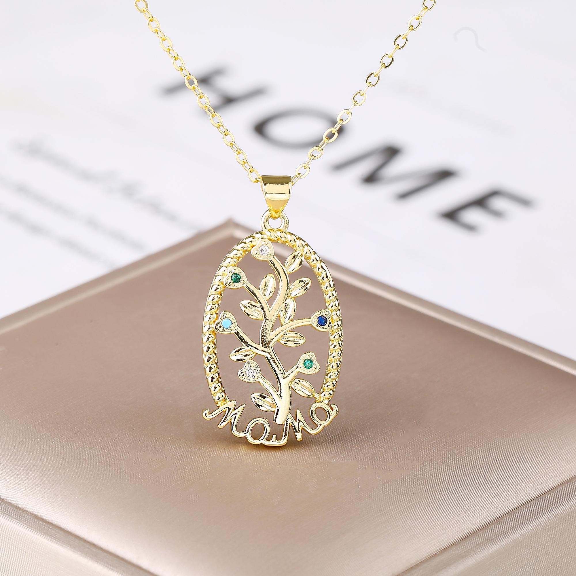 Hot Sale Sparkling Romantic Pendant Mother s Day Birthday Party Mom Letter Necklace Gold Plated Inlaid Zircon Charms Gift
Hot Sale Sparkling Romantic Pendant Mother s Day Birthday Party Mom Letter Necklace Gold Plated Inlaid Zircon Charms Gift