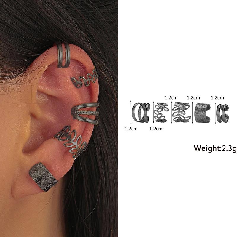 New Gold Color Metal Ear Cuff Non-Piercing Ear Clips Fake Cartilage Earrings Clip Earrings For Women Men Wholesale Ear Zircon
New Gold Color Metal Ear Cuff Non-Piercing Ear Clips Fake Cartilage Earrings Clip Earrings For Women Men Wholesale Ear Zircon