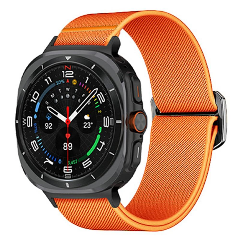 For Samsung Galaxy Watch Ultra 47mm Nylon Strap Elastic Replacement Watch Band Army Green
For Samsung Galaxy Watch Ultra 47mm Nylon Strap Elastic Replacement Watch Band Army Green