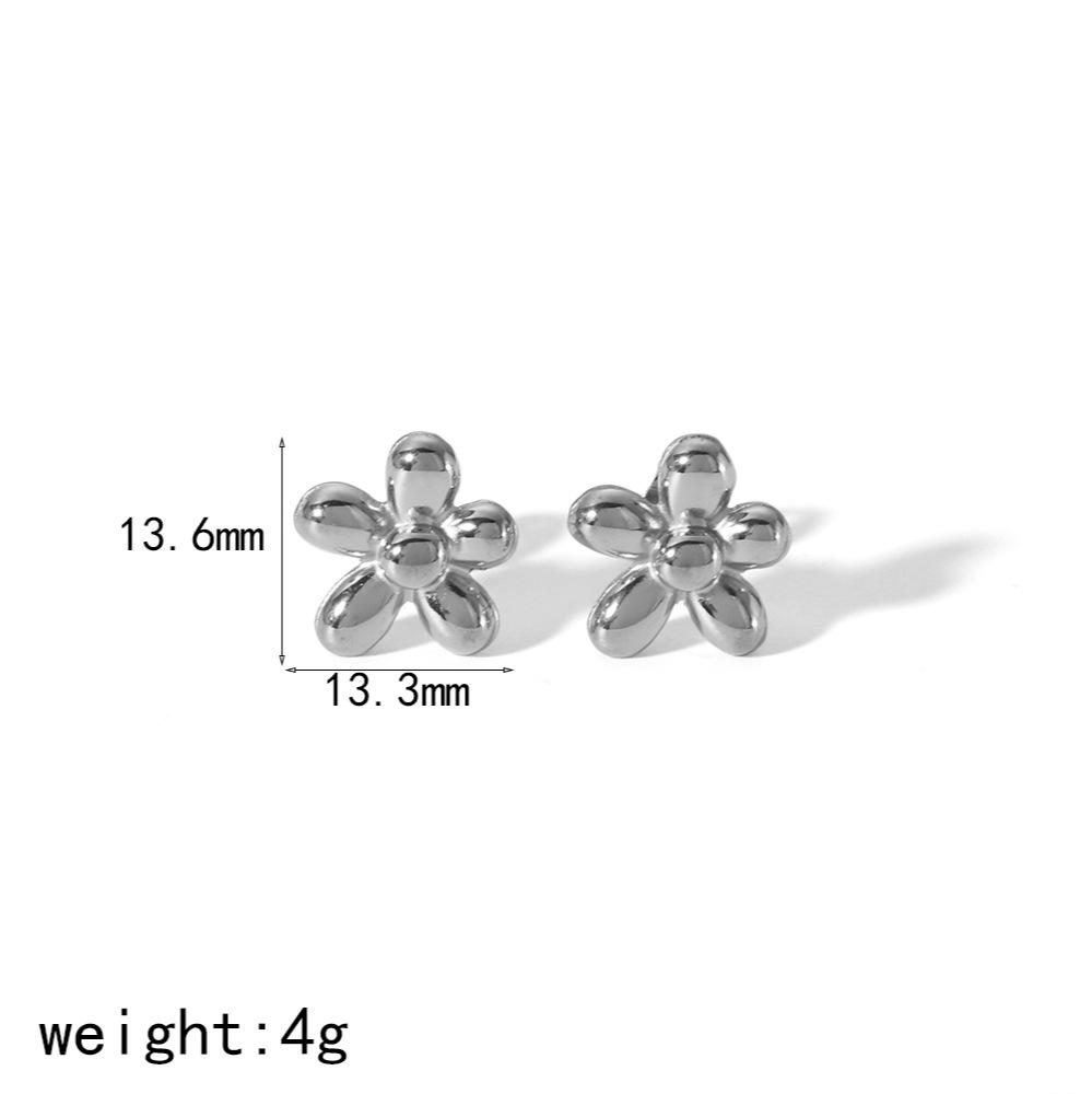 Earrings niche high-end stainless steel earrings women s flower 18k gold titanium steel stud earrings jewelry exaggerated earrings
Earrings niche high-end stainless steel earrings women s flower 18k gold titanium steel stud earrings jewelry exaggerated earrings