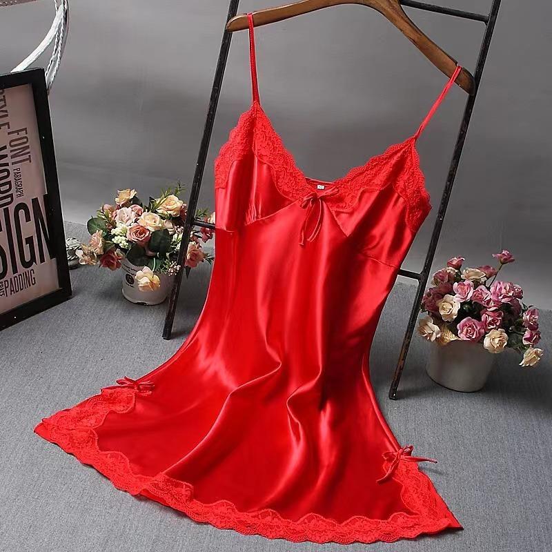 Bow-knot Night Dress Chic V Neck Spaghetti Strap Bow-knot Night Dress Solid Color Night Robe Loose Nightgowns Lady Nightdress One Size рожевий
Bow-knot Night Dress Chic V Neck Spaghetti Strap Bow-knot Night Dress Solid Color Night Robe Loose Nightgowns Lady Nightdress One Size рожевий