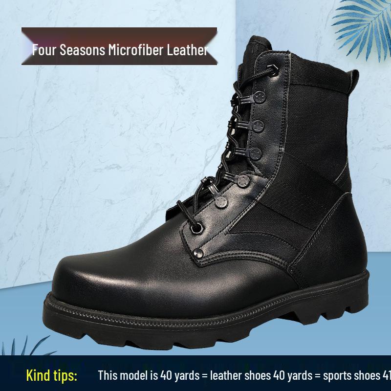 Men s Summer Combat Boots: Breathable Steel Toe Leather Waterproof Shoes, Women s Outdoor Training Boots 46
Men s Summer Combat Boots: Breathable Steel Toe Leather Waterproof Shoes, Women s Outdoor Training Boots 46