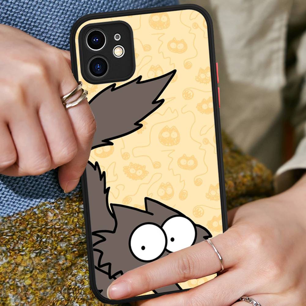 S-Simons Cat Character Silicone Case For IPhone 16 15 14 13 12 11 Pro Max Plus X XS MAX Shockproof Matte Cover iphone 16
S-Simons Cat Character Silicone Case For IPhone 16 15 14 13 12 11 Pro Max Plus X XS MAX Shockproof Matte Cover iphone 16