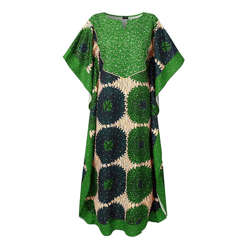 Свободное женское платье-кафтан свободного покроя с о-образным вырезом и рукавами «летучая мышь» 5XL зелёный
Свободное женское платье-кафтан свободного покроя с о-образным вырезом и рукавами «летучая мышь» 5XL зелёный