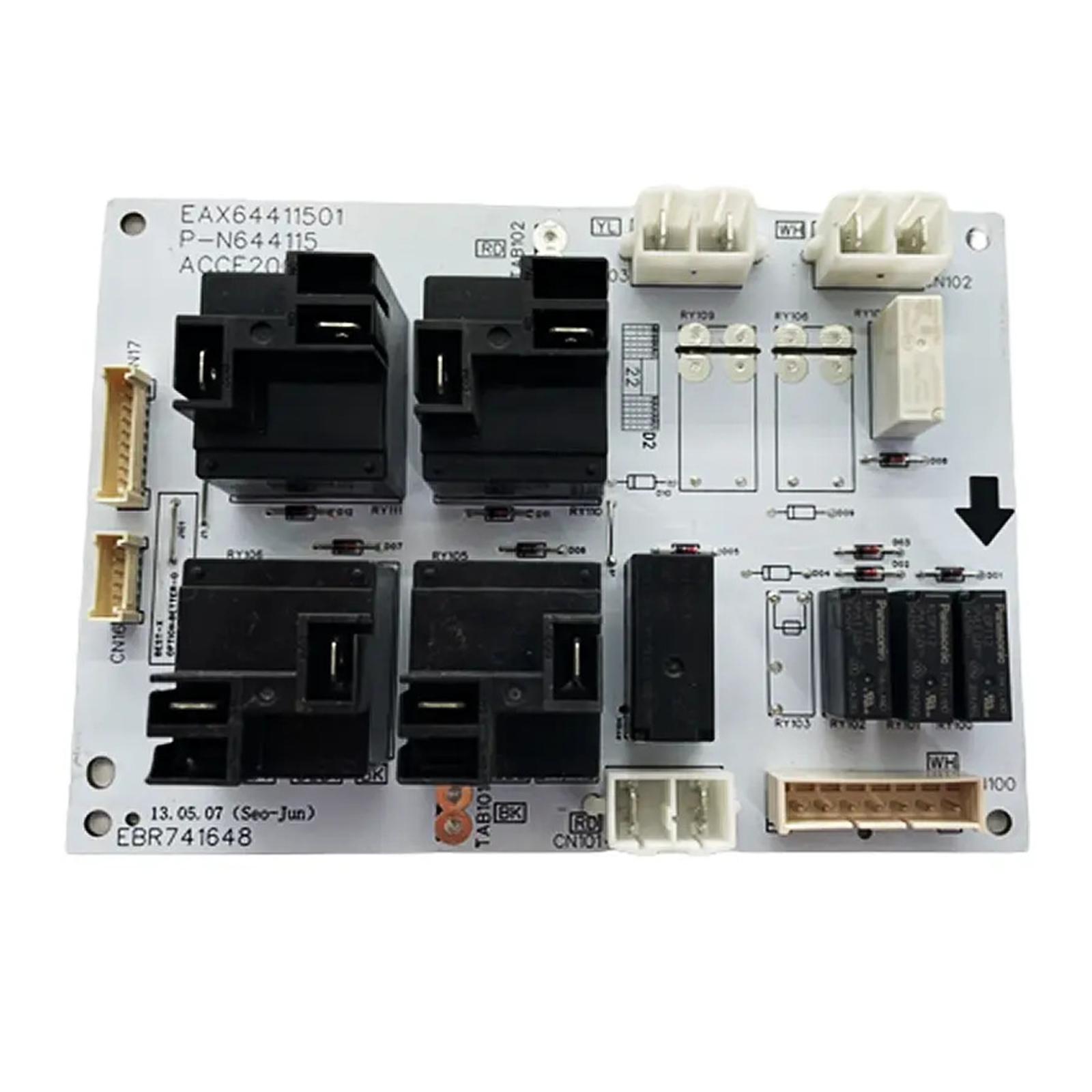 EBR74164805 Range Oven Relays Control Board for LRE3021ST LRE3083SW LRE3083ST LRE6321ST LRE6383BD LRE6383SB LRE6383ST 1
EBR74164805 Range Oven Relays Control Board for LRE3021ST LRE3083SW LRE3083ST LRE6321ST LRE6383BD LRE6383SB LRE6383ST 1