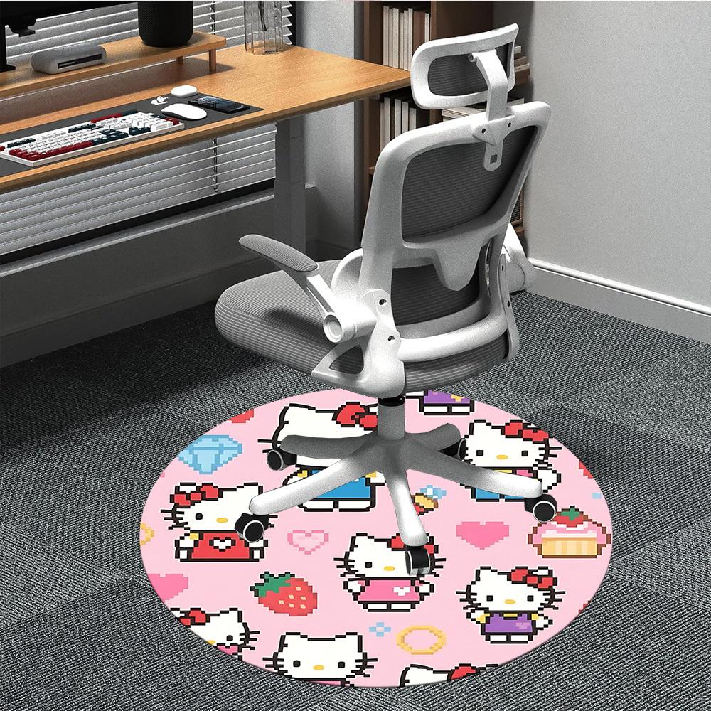 1pc Hello Kitty Chair Carpet for Office, Indoor Non-Slip Polyester Fiber Carpet, Machine Washable, Durable Construction yy251205116 80cm by 80cm
1pc Hello Kitty Chair Carpet for Office, Indoor Non-Slip Polyester Fiber Carpet, Machine Washable, Durable Construction yy251205116 80cm by 80cm