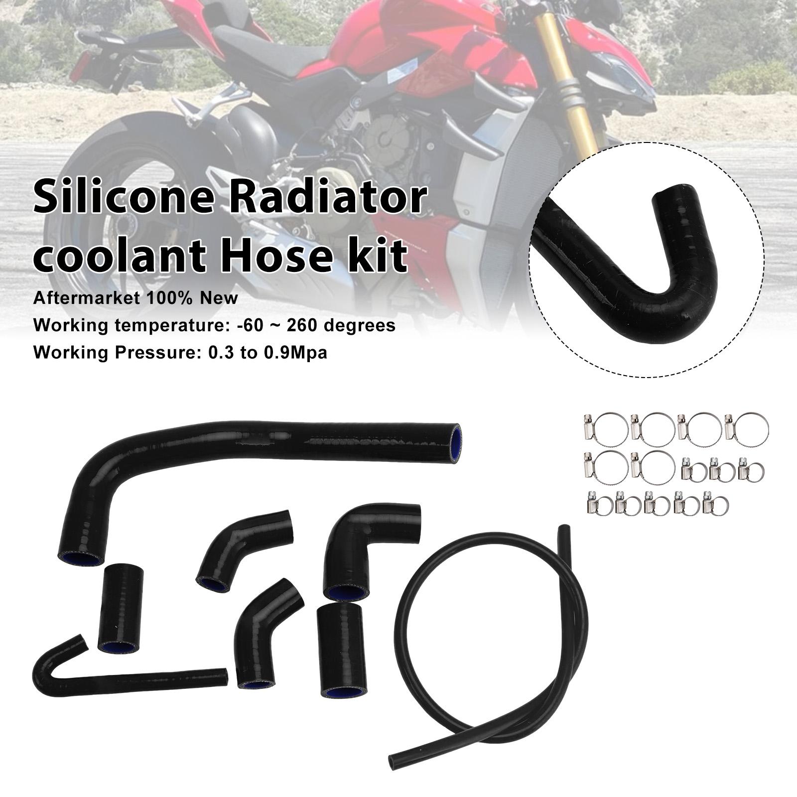 Silicone Radiator coolant Hose For Ducati Streetfighter V4 V4S 2020-2025 Black
Silicone Radiator coolant Hose For Ducati Streetfighter V4 V4S 2020-2025 Black