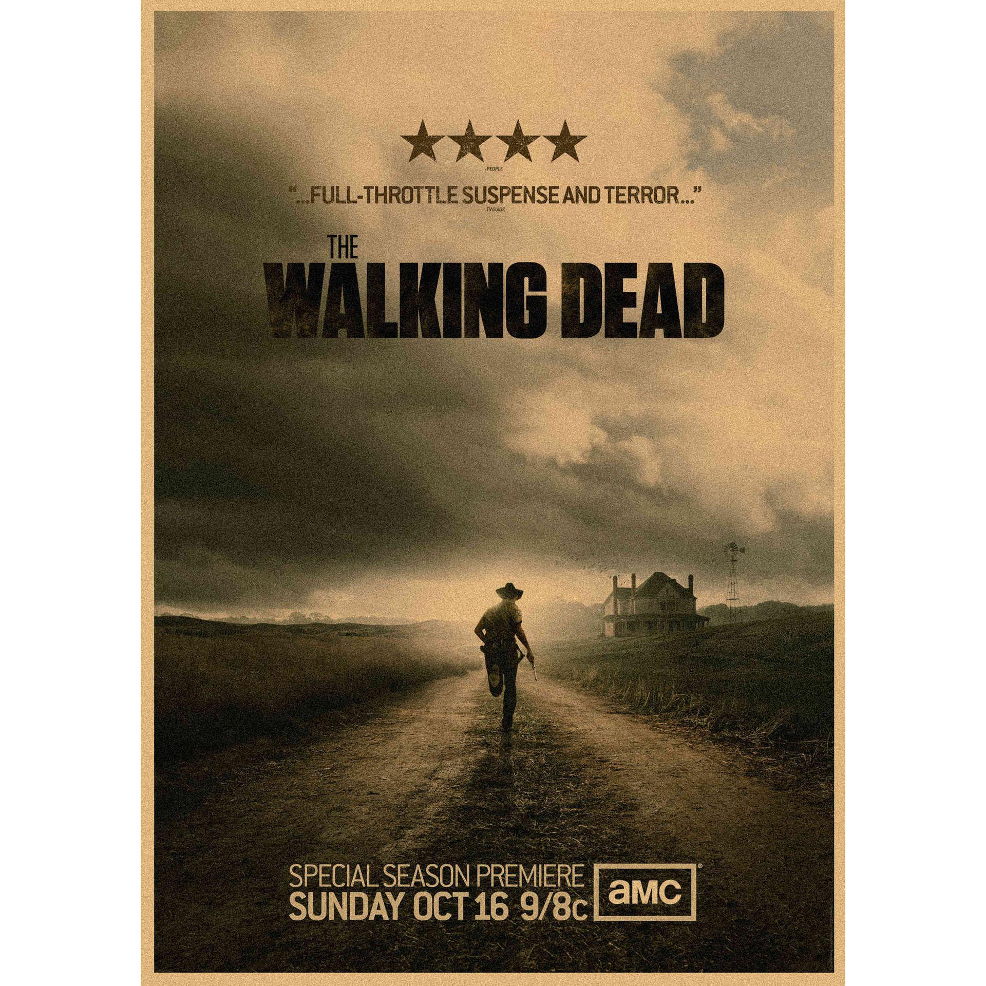 The Walking Dead Retro Kraft Paper Poster Wall Decoration Mural - American TV Show Art 29.7X42cm (A3 size)
The Walking Dead Retro Kraft Paper Poster Wall Decoration Mural - American TV Show Art 29.7X42cm (A3 size)