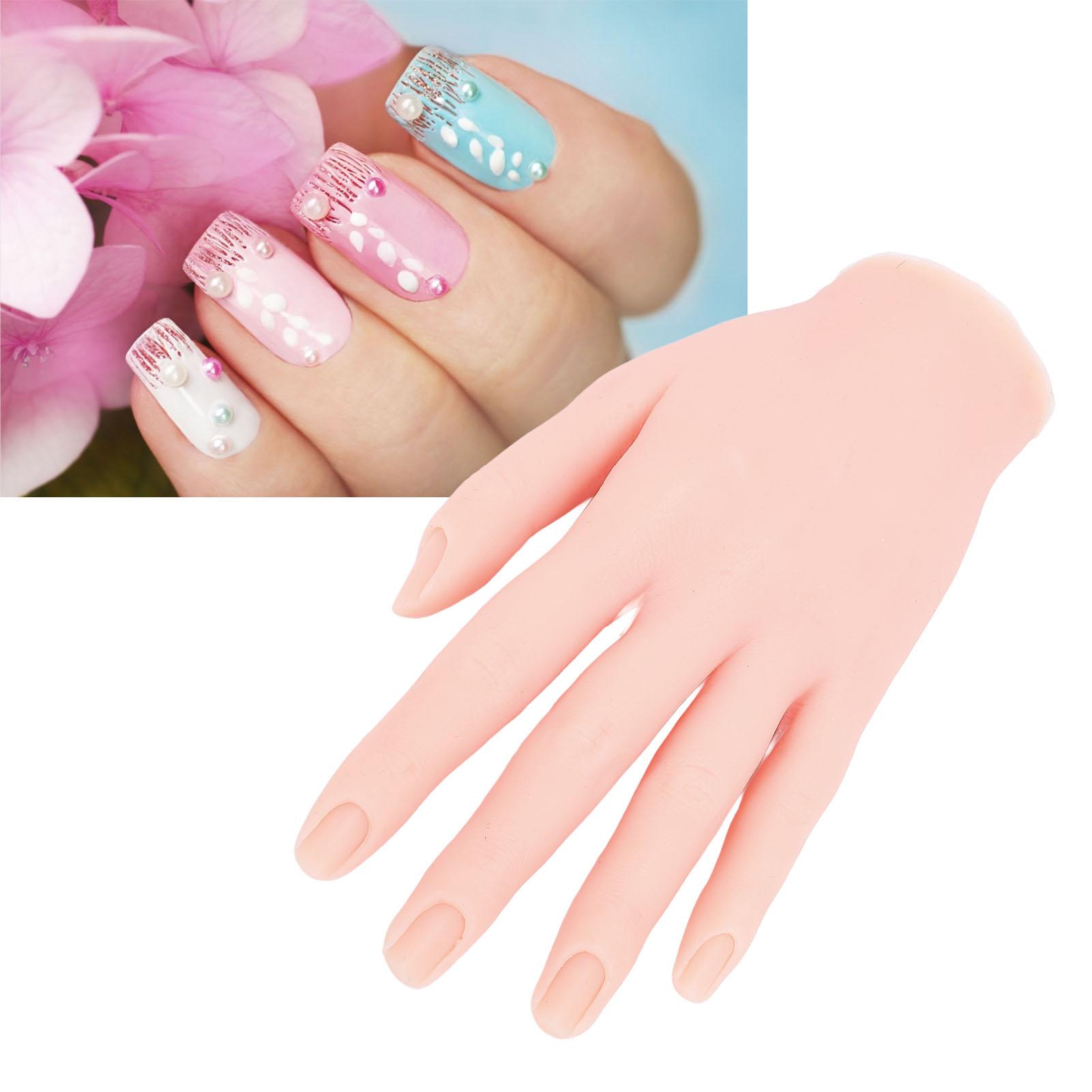 Practice Hand for Nails Silicone Female Mannequin Life Size Model Left Hand for Beginners Salon Artists
Practice Hand for Nails Silicone Female Mannequin Life Size Model Left Hand for Beginners Salon Artists