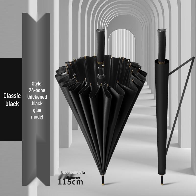 24-Rib Business Manual Stick Umbrella
24-Rib Business Manual Stick Umbrella