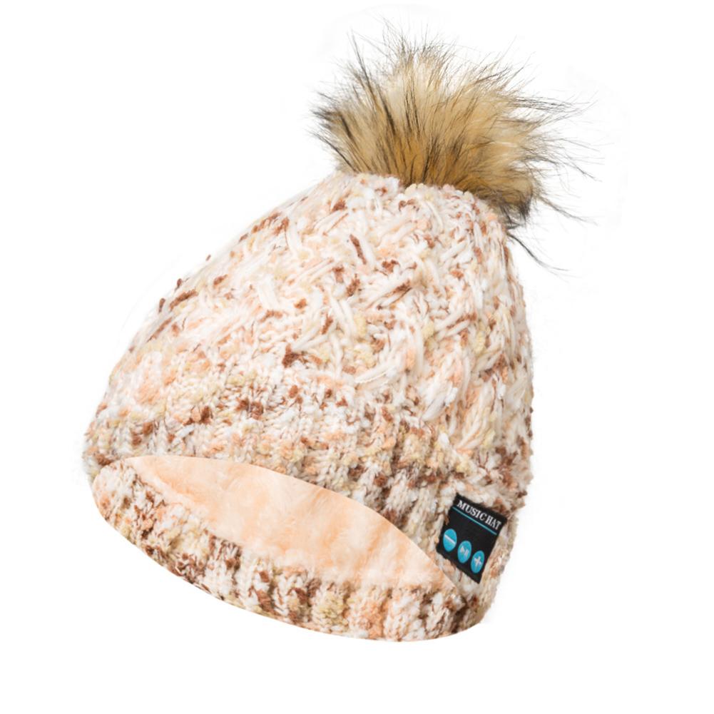 Fashion Winter Knitting Warm Hat Thicken Music Cap with Bluetooth Tech as Perfect Gift Almond white #1
Fashion Winter Knitting Warm Hat Thicken Music Cap with Bluetooth Tech as Perfect Gift Almond white #1