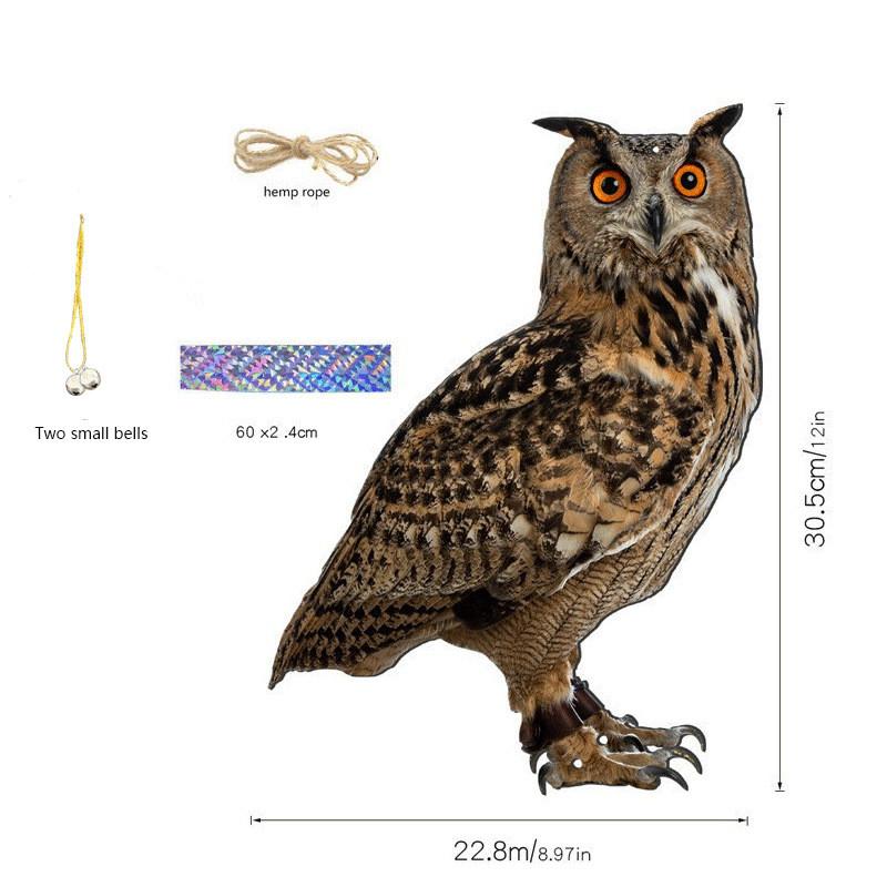 Garden Bird Deterrent Device With Acrylic Eagle Design For Yard Protection Brown Owl
Garden Bird Deterrent Device With Acrylic Eagle Design For Yard Protection Brown Owl
