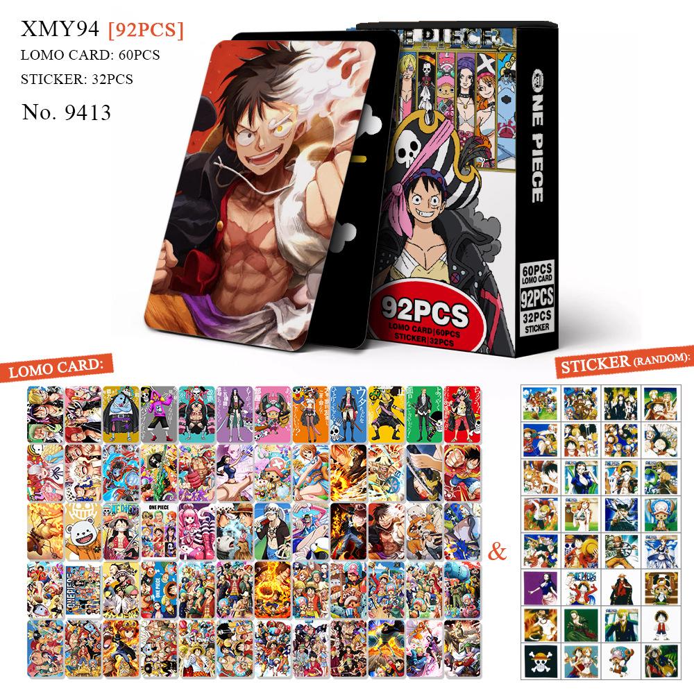 92pcs/set Anime Cartoon Cards One Piece Double-Sided Lomo Card
92pcs/set Anime Cartoon Cards One Piece Double-Sided Lomo Card