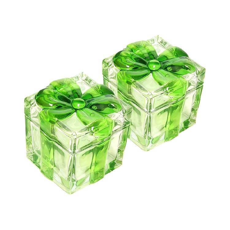 Pack of 2 Simple Aesthetic Glass Storage Jars with Bowknot Lid for Kitchen Organization Christmas Holiday Decoration
Pack of 2 Simple Aesthetic Glass Storage Jars with Bowknot Lid for Kitchen Organization Christmas Holiday Decoration