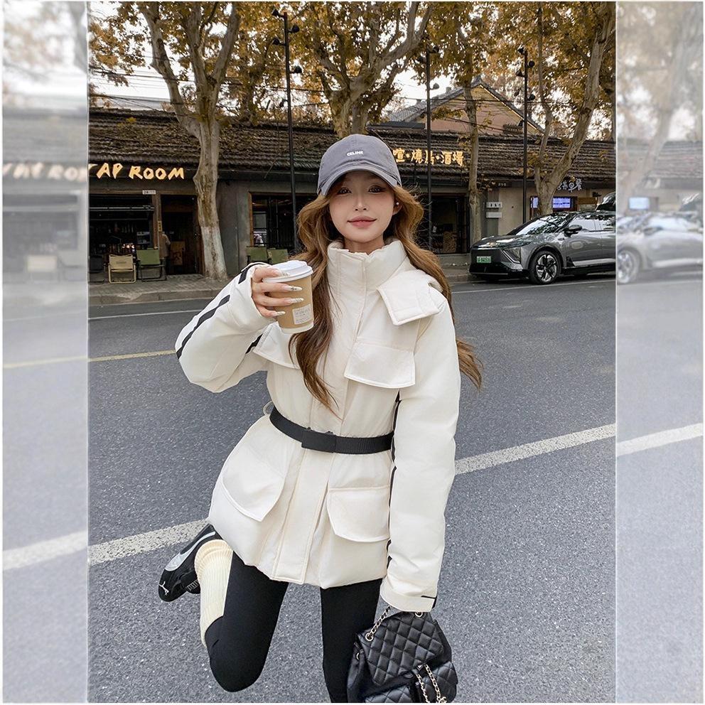 Женская повседневная куртка с капюшоном и поясом XXL бежевый
Женская повседневная куртка с капюшоном и поясом XXL бежевый