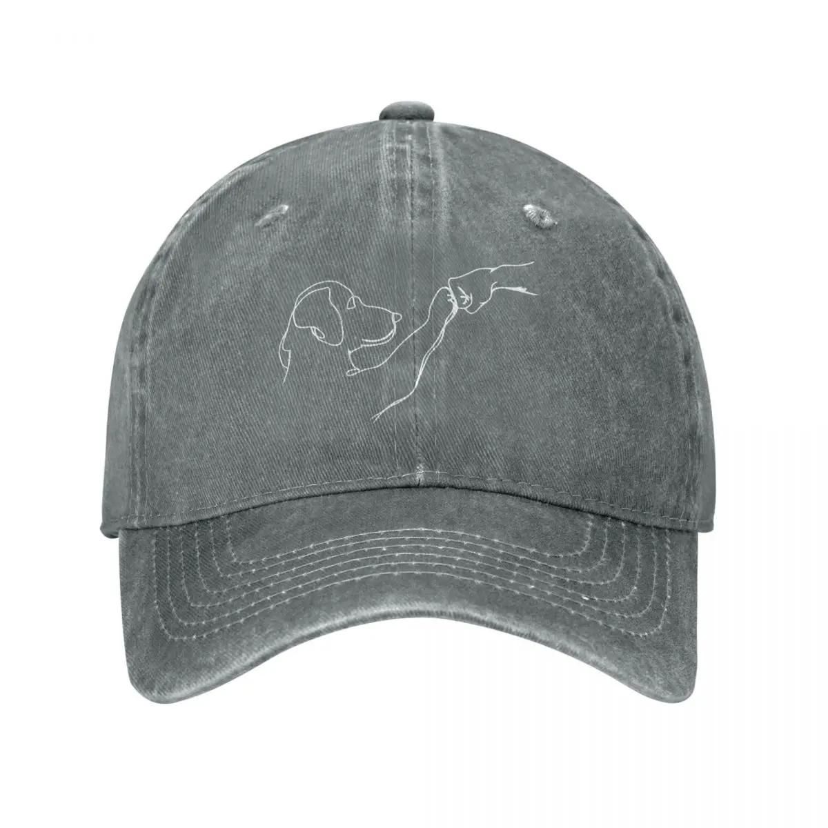 Dog Paw Hand Shake Line Art Baseball Cap Distressed Washed Snapback Hat Casual Friendship Cap Unisex One Size
Dog Paw Hand Shake Line Art Baseball Cap Distressed Washed Snapback Hat Casual Friendship Cap Unisex One Size
