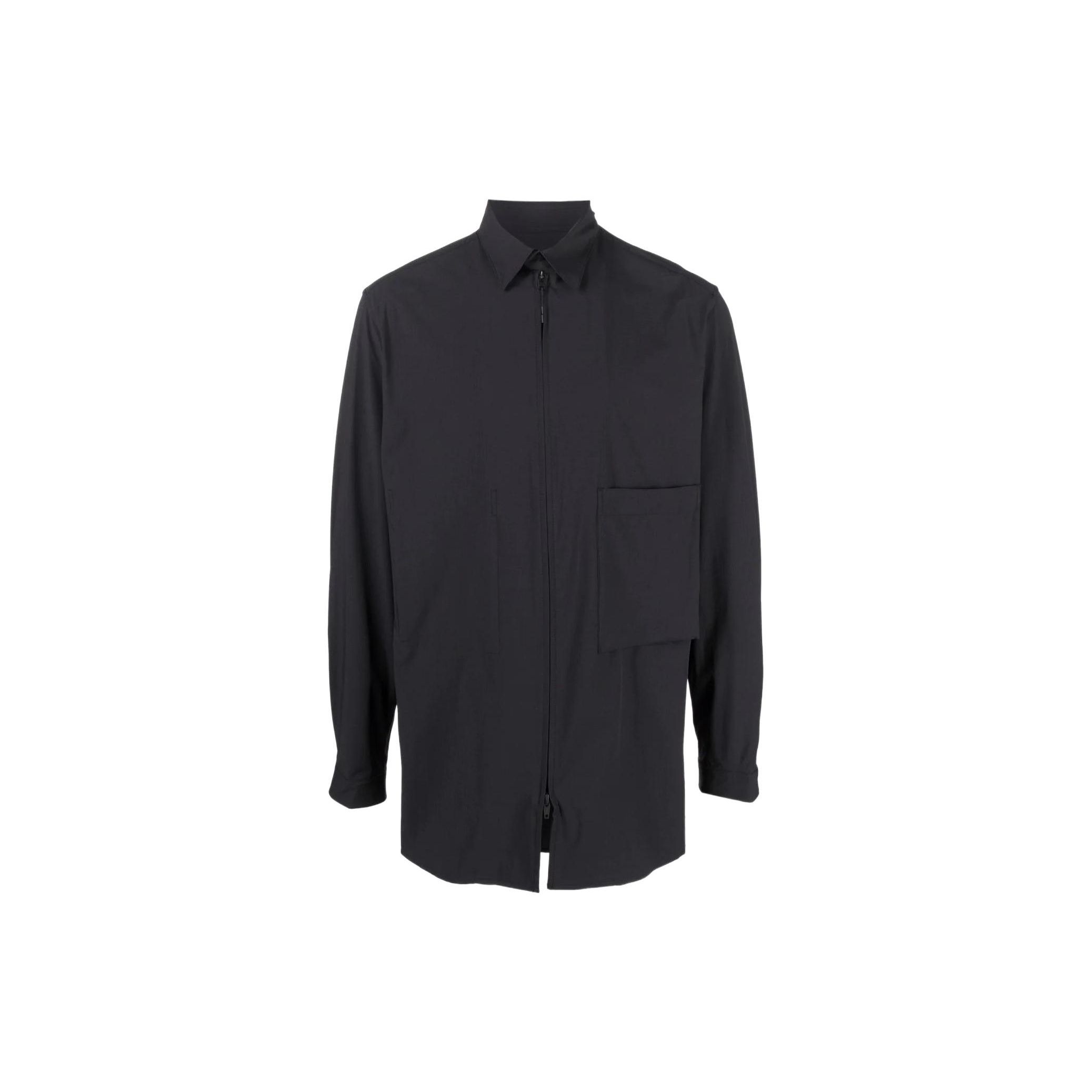 Y-3 SS22 Однотонная рубашка с длинным рукавом и застежкой-молнией, мужские рубашки черного цвета HG8596 M
Y-3 SS22 Однотонная рубашка с длинным рукавом и застежкой-молнией, мужские рубашки черного цвета HG8596 M
