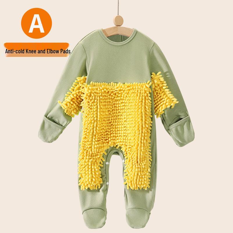 Дитячий костюм-швабра для повзання: Комбінезон для чищення підлоги зі захистом від плям для немовлят та малюків - Ідеально для осені та зими 90cm
Дитячий костюм-швабра для повзання: Комбінезон для чищення підлоги зі захистом від плям для немовлят та малюків - Ідеально для осені та зими 90cm