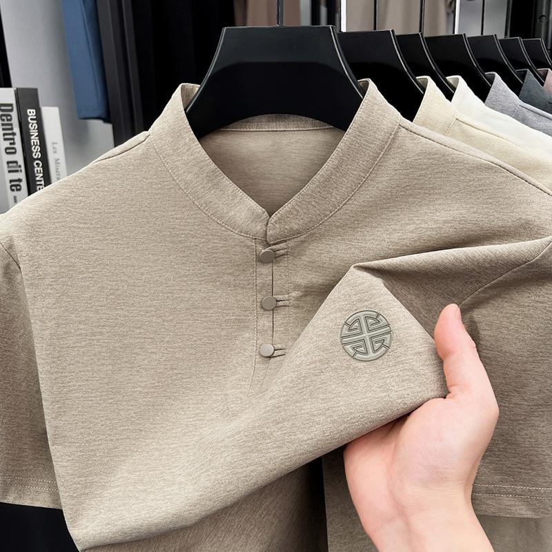2026 New Chinese Style Embroidered Men s Short-Sleeve T-Shirt - Casual Summer Fashion for Middle-Aged Men XXXL хаки
2026 New Chinese Style Embroidered Men s Short-Sleeve T-Shirt - Casual Summer Fashion for Middle-Aged Men XXXL хаки