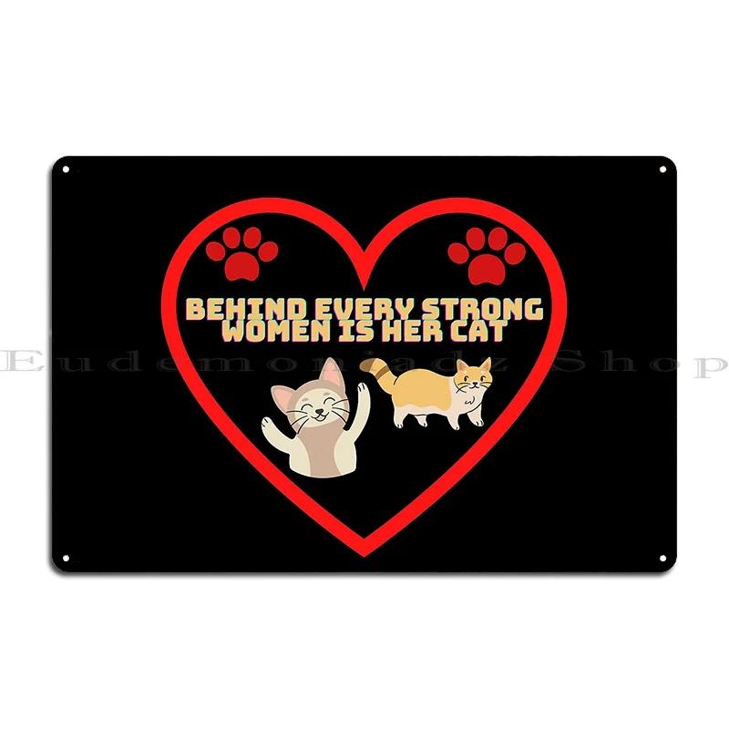 Behind Every Strong Women Is Her Cat Metal Plaque Poster Retro Wall Decor Cinema Customized Create Tin Sign Poster 20x30cm
Behind Every Strong Women Is Her Cat Metal Plaque Poster Retro Wall Decor Cinema Customized Create Tin Sign Poster 20x30cm