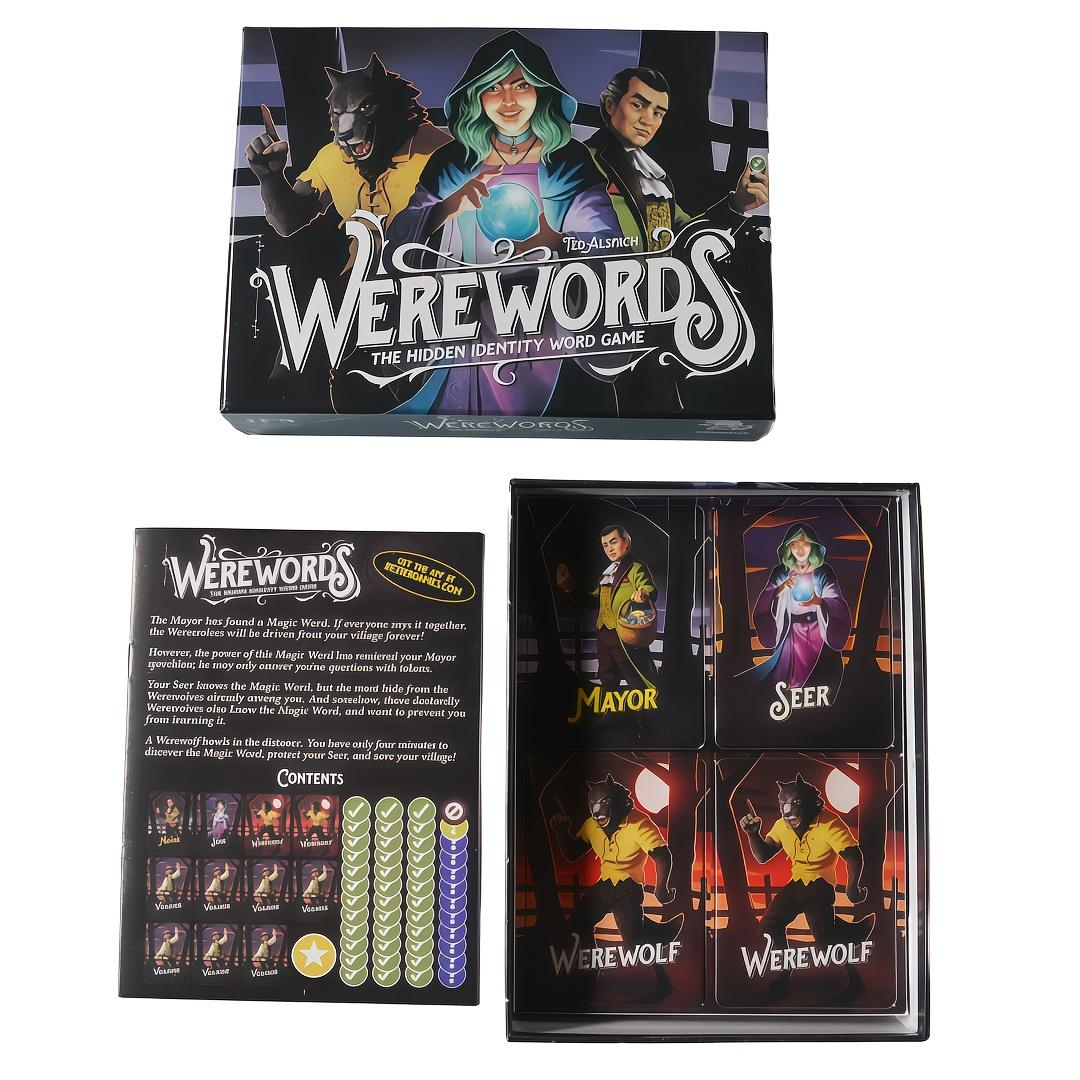 The Werewords Hidden Identity Word Game Fun And Exciting Game Suitable For 4-10 Players Card Game Board Game Ideal For Parties One Of The Best
The Werewords Hidden Identity Word Game Fun And Exciting Game Suitable For 4-10 Players Card Game Board Game Ideal For Parties One Of The Best