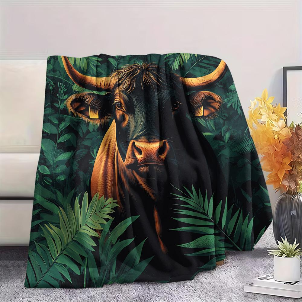 Cattle Print Flannel Blanket, High quality Comfortable for All Seasons, Home Decor, Warmth and Comfort, Perfect for Christmas Gifts 80cm x 120cm
Cattle Print Flannel Blanket, High quality Comfortable for All Seasons, Home Decor, Warmth and Comfort, Perfect for Christmas Gifts 80cm x 120cm