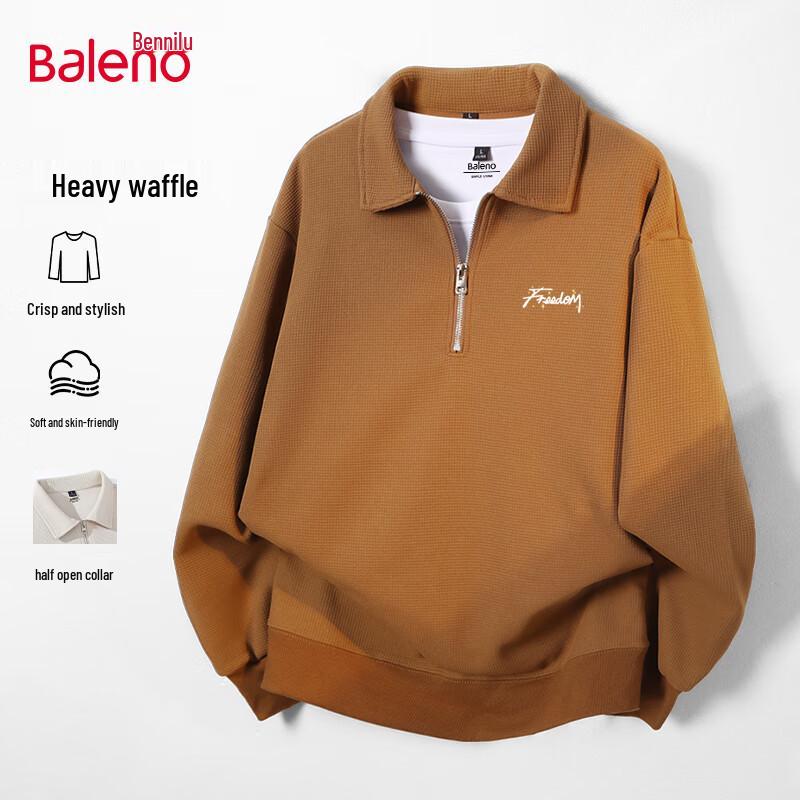 Baleno Men s Heavy Waffle Knit Half-Zip Polo Sweatshirt L
Baleno Men s Heavy Waffle Knit Half-Zip Polo Sweatshirt L
