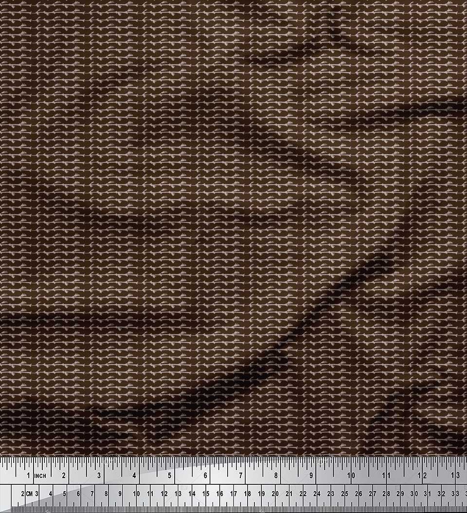 Soimoi Brown Japan Crepe Satin Ткань с кружевной каймой Абстрактная ткань с принтом на метр 42 дюйма 42 Inch Wide - Poly Crepe синий
Soimoi Brown Japan Crepe Satin Ткань с кружевной каймой Абстрактная ткань с принтом на метр 42 дюйма 42 Inch Wide - Poly Crepe синий