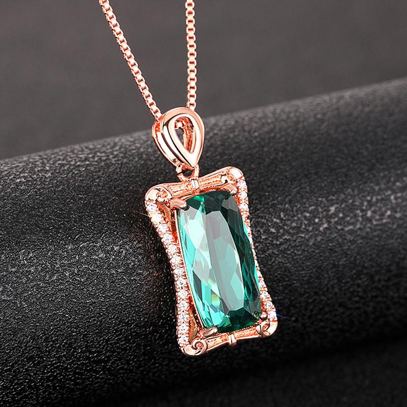 Huitan Luxury Female Fashion Pendant Necklace with Bright Zirconia Box Chain Jewelry Anniversary Party Accessories for Women
Huitan Luxury Female Fashion Pendant Necklace with Bright Zirconia Box Chain Jewelry Anniversary Party Accessories for Women