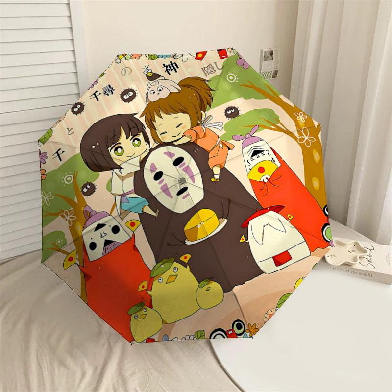 1PC Spirited Away Studio Ghibli Umbrella-8-Rib Reinforced, Automatic Open, Lightweight & Durable, Cute Fashion Accessory for Outdoor-P67
1PC Spirited Away Studio Ghibli Umbrella-8-Rib Reinforced, Automatic Open, Lightweight & Durable, Cute Fashion Accessory for Outdoor-P67