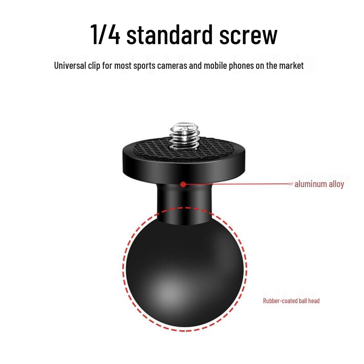 Universal Mount for GoPro, Sports Camera, Mobile Phone & Recorder on Motorcycle or Bike Handlebar, Extension Pole, or Crossbar.
Universal Mount for GoPro, Sports Camera, Mobile Phone & Recorder on Motorcycle or Bike Handlebar, Extension Pole, or Crossbar.