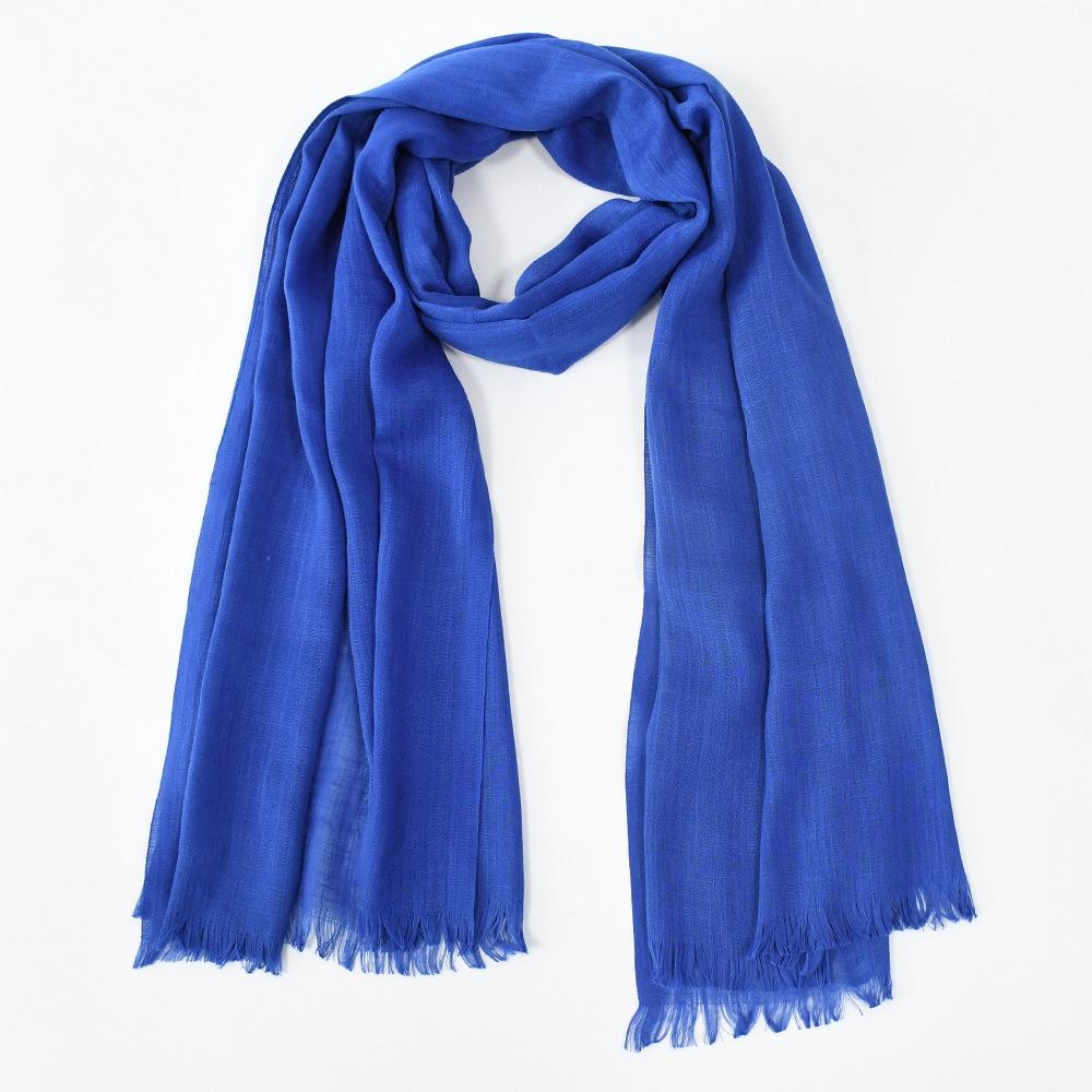 Mary New Pure Color Slub Cotton Short Board Scarf Модна універсальна бавовна та льон М’яка та тонка шаль королівський синій колір
Mary New Pure Color Slub Cotton Short Board Scarf Модна універсальна бавовна та льон М’яка та тонка шаль королівський синій колір