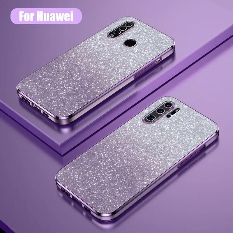 P40 P50 Роскошный чехол с градиентным блестящим покрытием для Huawei P30 Lite Pro Nova 3 3i 5t женский силиконовый чехол P Mate 30 40 60 P30lite
P40 P50 Роскошный чехол с градиентным блестящим покрытием для Huawei P30 Lite Pro Nova 3 3i 5t женский силиконовый чехол P Mate 30 40 60 P30lite