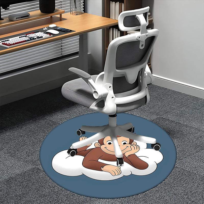 Curious George,Cloud Chair mat Round Rug-Office carpet, Machine Washable, Non-slip, Suitable for Living Rooms, Bedrooms, Entryways, and Holi 80cm by 80cm
Curious George,Cloud Chair mat Round Rug-Office carpet, Machine Washable, Non-slip, Suitable for Living Rooms, Bedrooms, Entryways, and Holi 80cm by 80cm