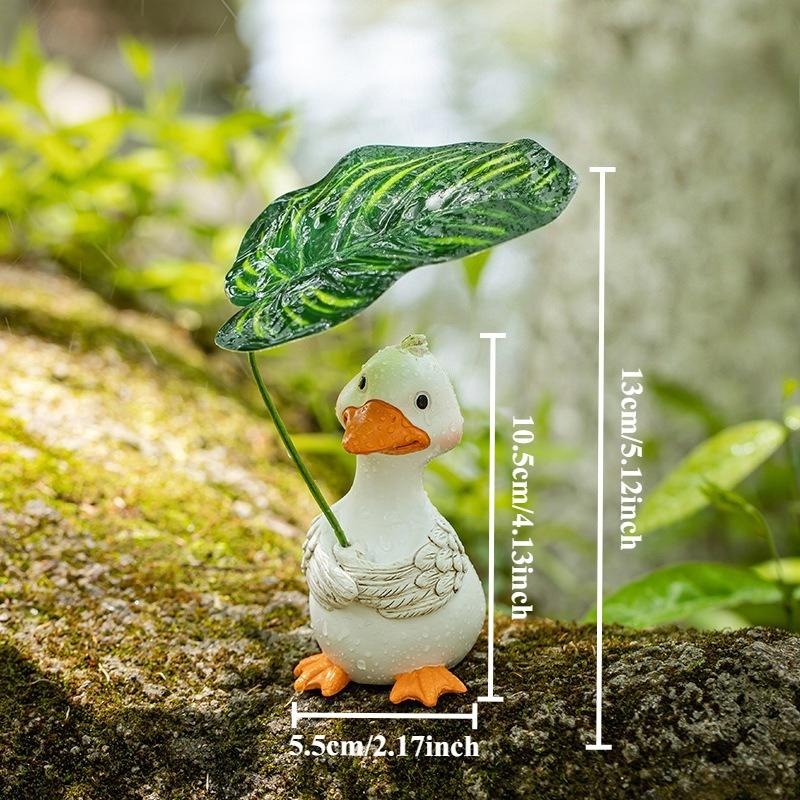 Creative Ducks with Leaves Ornament Garden Courtyard Pottery Landscape Decoration Resin Courtyard білий
Creative Ducks with Leaves Ornament Garden Courtyard Pottery Landscape Decoration Resin Courtyard білий