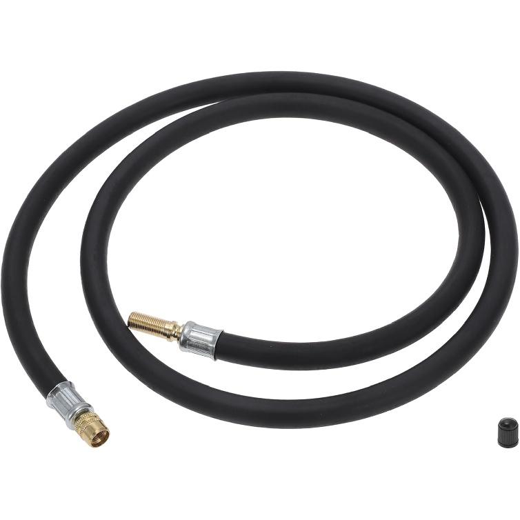 Tire Inflator Extension Tube Air Pump Extend Hose Adapter Tire Valve for Car Motorcycle Bicycle Durable Rubber 45.28inch M8x0.8 7mm ID Black
Tire Inflator Extension Tube Air Pump Extend Hose Adapter Tire Valve for Car Motorcycle Bicycle Durable Rubber 45.28inch M8x0.8 7mm ID Black