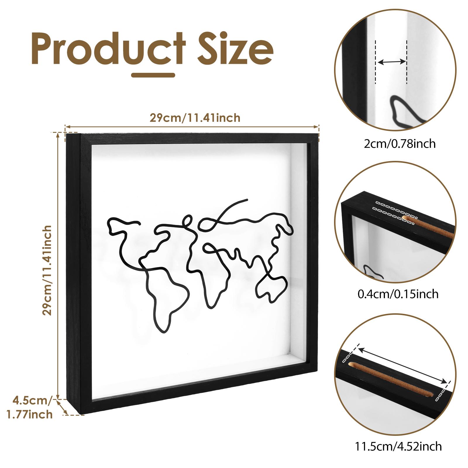 Souvenirs Photo Frames Piggy Bank Ticket Stub Souvenir Storage Box Memory Frame Box for Postcards Ticket Organizer Picture Frame 29x29x4.5cm
Souvenirs Photo Frames Piggy Bank Ticket Stub Souvenir Storage Box Memory Frame Box for Postcards Ticket Organizer Picture Frame 29x29x4.5cm