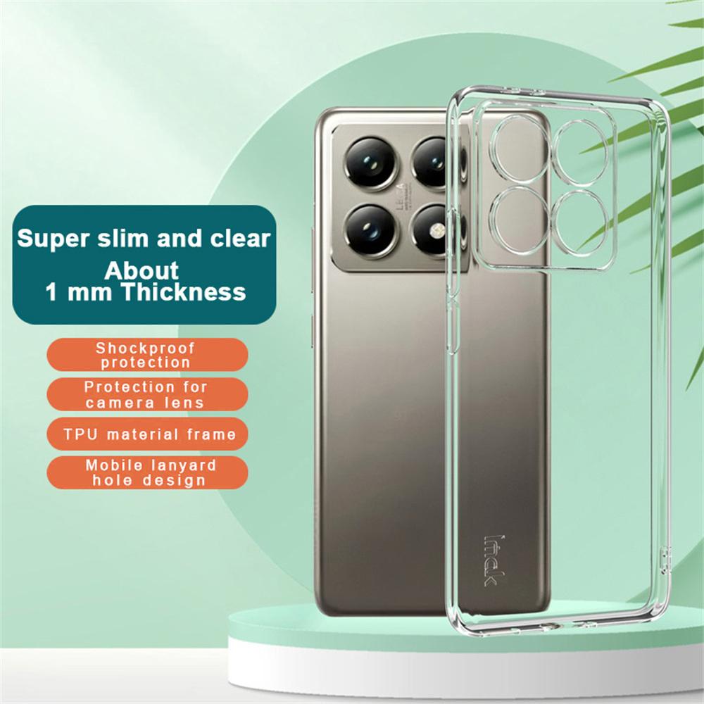 IMAK UX-5 Series For Xiaomi 14T Pro Case Transparent TPU Ultra Slim Phone Cover A
IMAK UX-5 Series For Xiaomi 14T Pro Case Transparent TPU Ultra Slim Phone Cover A