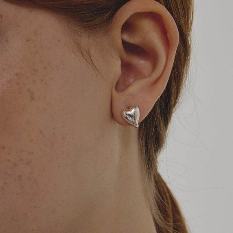 eenie beenie silver twice heart one-touch earrings Yellow
eenie beenie silver twice heart one-touch earrings Yellow